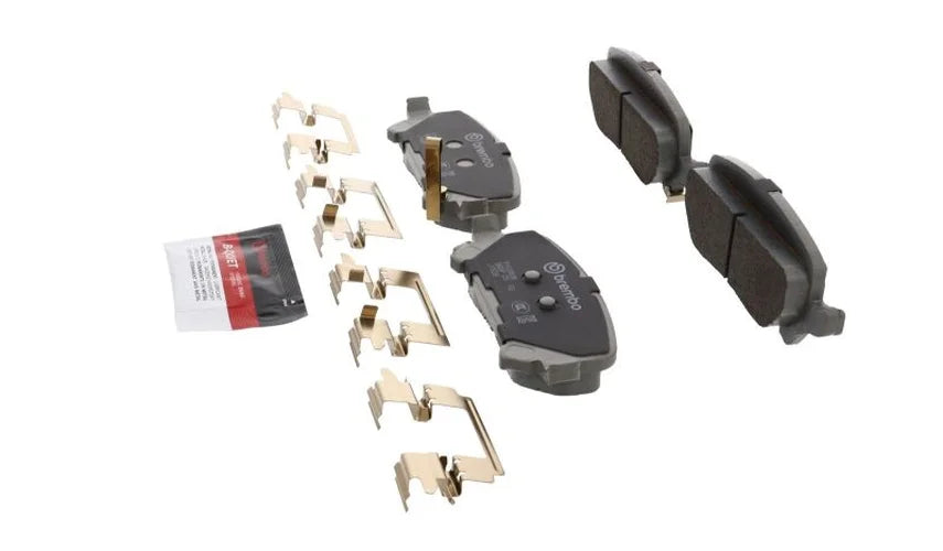 Brembo 15-20 Chevrolet Colorado/ GMC Canyon Rear NAO Brake Pad - Side View