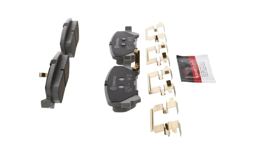 Brembo 15-20 Chevrolet Colorado/ GMC Canyon Rear NAO Brake Pad - Back View