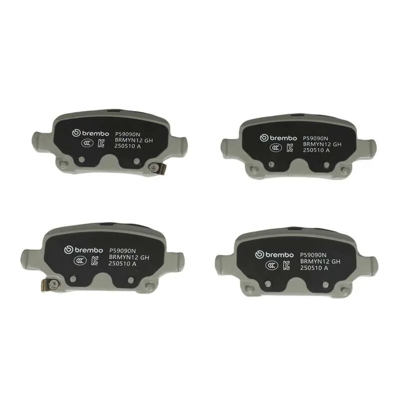 Brembo 16-19 Chevrolet Cruze/ Chevrolet Bolt EV/ Chevrolet Volt Rear NAO Brake Pad - Side View