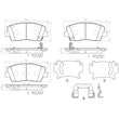 Load image into Gallery viewer, Brembo 18-21 Genesis G70/ Kia Stinger Front NAO Brake Pad