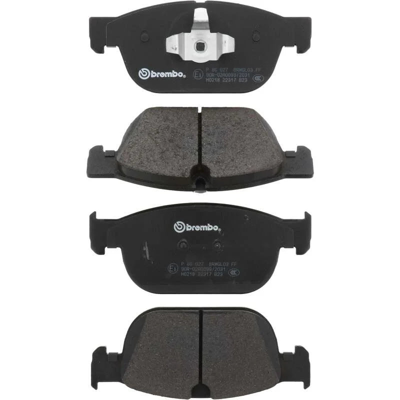 Brembo 18-21 Volvo XC60/Volvo XC90/XC40/S60/S90/V60 Cross Country Front Low-Met Brake Pad - Side View
