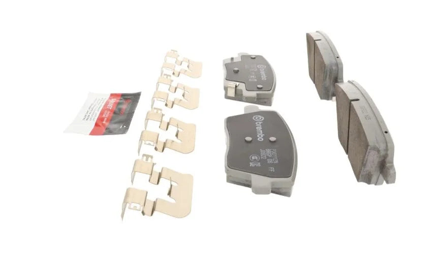 Brembo 19-22 Hyundai Veloster N Rear NAO Brake Pad - Side View