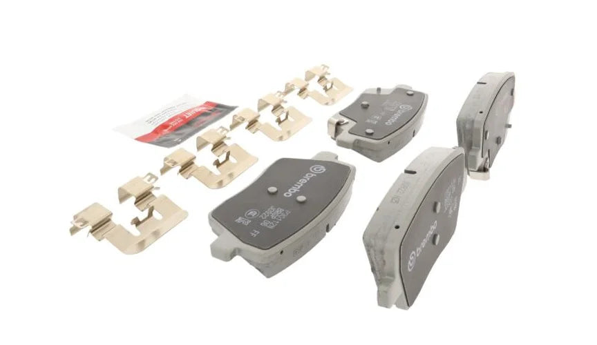 Brembo 19-22 Hyundai Veloster N Rear NAO Brake Pad - Back View