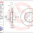 Load image into Gallery viewer, Brembo 1993 Volvo 850 Front Premium OE Equivalent Rotor