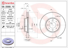 Load image into Gallery viewer, Brembo 1993 Volvo 850 Front Premium OE Equivalent Rotor