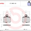 Load image into Gallery viewer, Brembo 1999 Bombardier Traxter 500 4x4 Auto Sinter Genuine Disc Brake Pad Set - Front