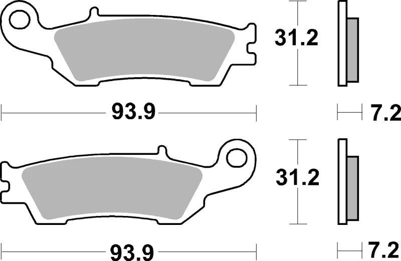 Brembo 20-21 Fantic XX 125cc Sinter Brake Pad - Front