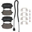 Load image into Gallery viewer, Brembo OE 04-06 Volkswagen Phaeton PRIME Low-Met Brake Pad - Rear - Side View