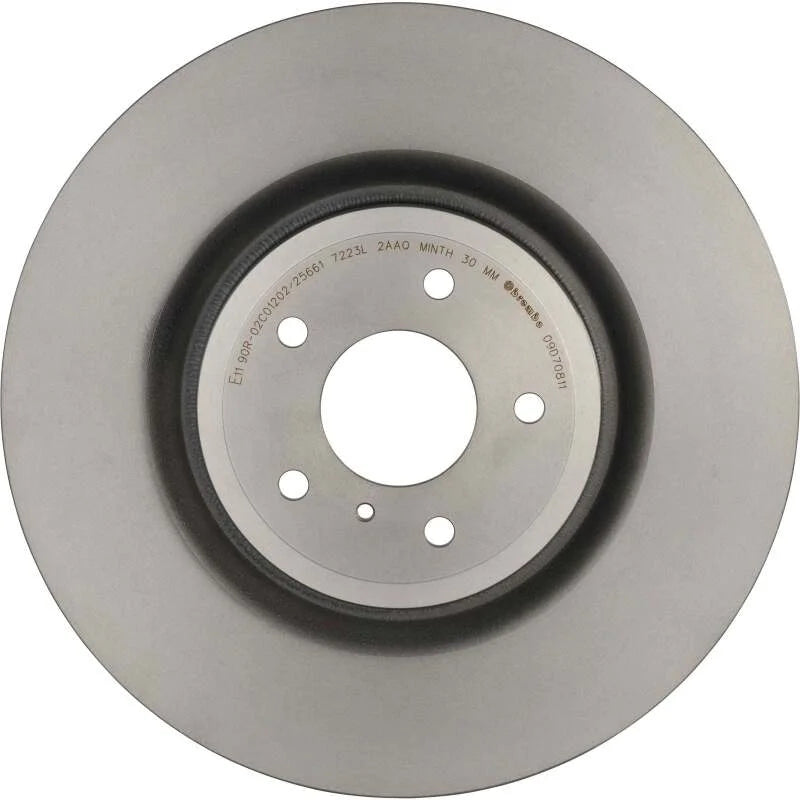 Brembo OE 09-12 Infiniti 14-22 Q50/17-22 Q60/14-19 Q70/09-20 Nissan 370Z Friction Brake Disc - Back View