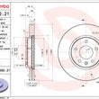 Load image into Gallery viewer, Brembo OE 14-15 Chevrolet Cruze/19-22 Equinox/Malibu/21-24 Trailblazer UV Coated Brake Disc - Front