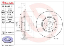 Load image into Gallery viewer, Brembo OE 14-15 Chevrolet Cruze/19-22 Equinox/Malibu/21-24 Trailblazer UV Coated Brake Disc - Front