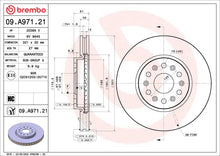 Load image into Gallery viewer, Brembo OE 18-22 Buick Enclave/19-22 Chevrolet Blazer/18-22 Traverse UV Coated Brake Disc - Front