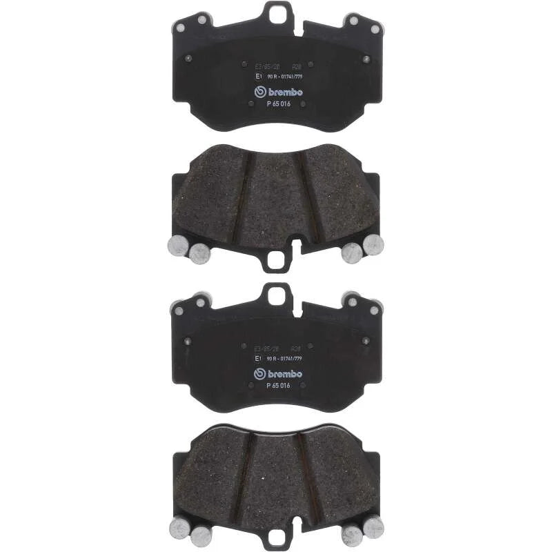 Brembo OE 2012 Audi R8/14-15 R8/13-15 RS5/05-06 Porsche Cayenne/09-10 Cayenne Low-Met Brake Pad - Side View