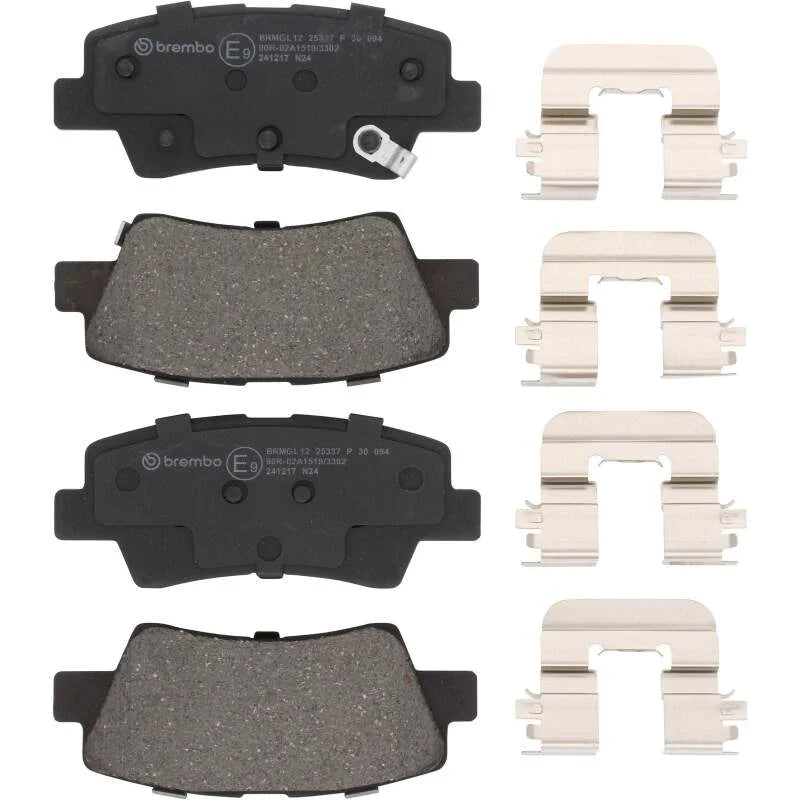 Brembo OE 2017 Hyundai Elantra/18-22 Ioniq/18-19 Sonata/16-17 Veloster Low-Met Brake Pad - Rear - Additional View 12