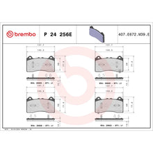 Load image into Gallery viewer, Brembo OE 21-22 Ford Mustang Mach-E EV Pad Brake Pad - Front