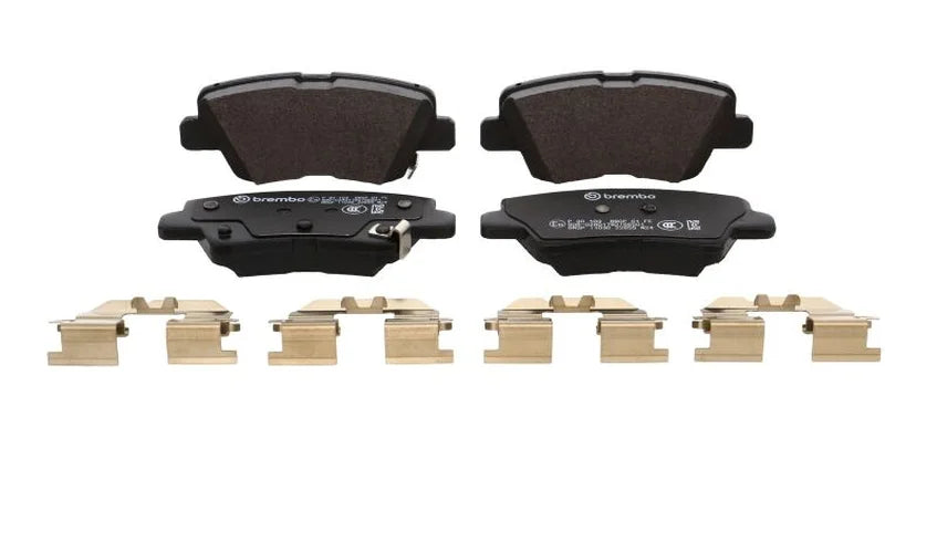 Brembo OE 21-22 Hyundai Accent/19-24 Nexo/2016 Sonata/2019 Sonata PRIME Low-Met Brake Pad - Rear - Additional View 12