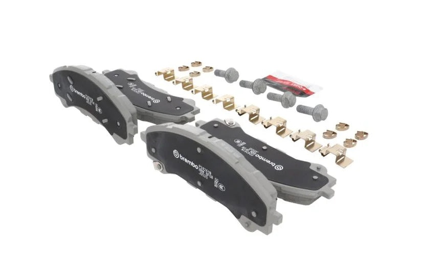 Brembo OE 21-23 Ford Bronco/19-23 Ranger PRIME Ceramic Brake Pad - Front - Side View