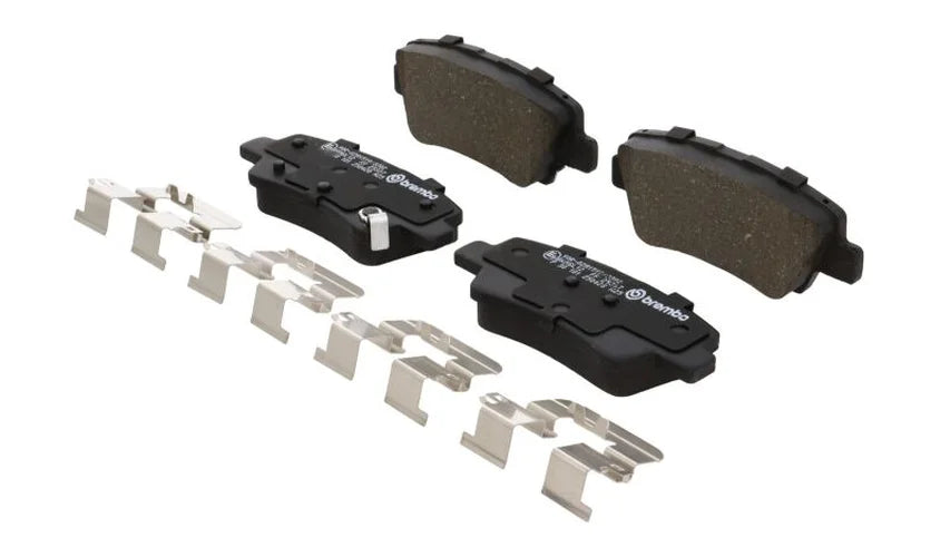 Brembo OE 21-23 Hyundai Kona/19-24 Kona Electric/19-21 Veloster Low-Met Brake Pad - Rear - Additional View 5