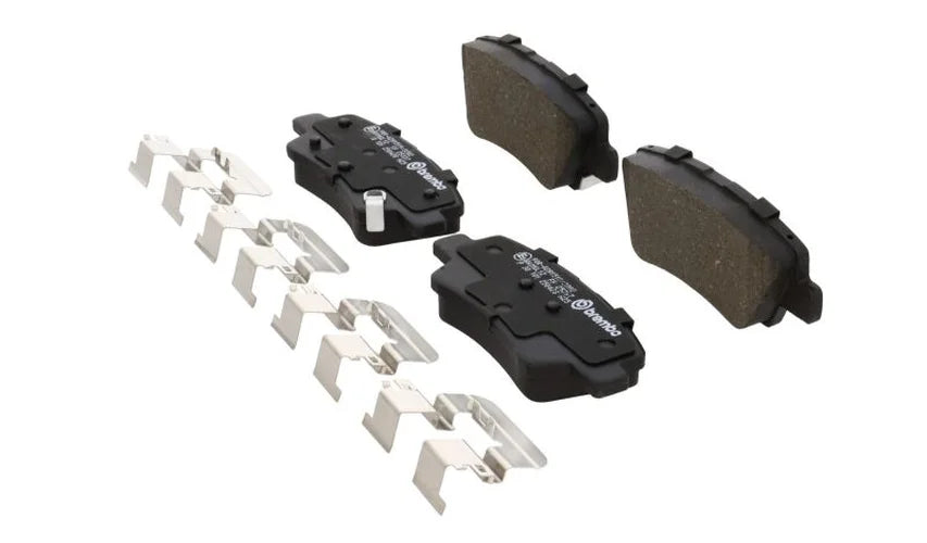Brembo OE 21-23 Hyundai Kona/19-24 Kona Electric/19-21 Veloster Low-Met Brake Pad - Rear - Additional View 8