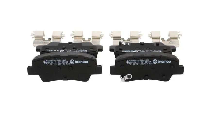 Brembo OE 21-23 Hyundai Kona/19-24 Kona Electric/19-21 Veloster Low-Met Brake Pad - Rear - Additional View 12