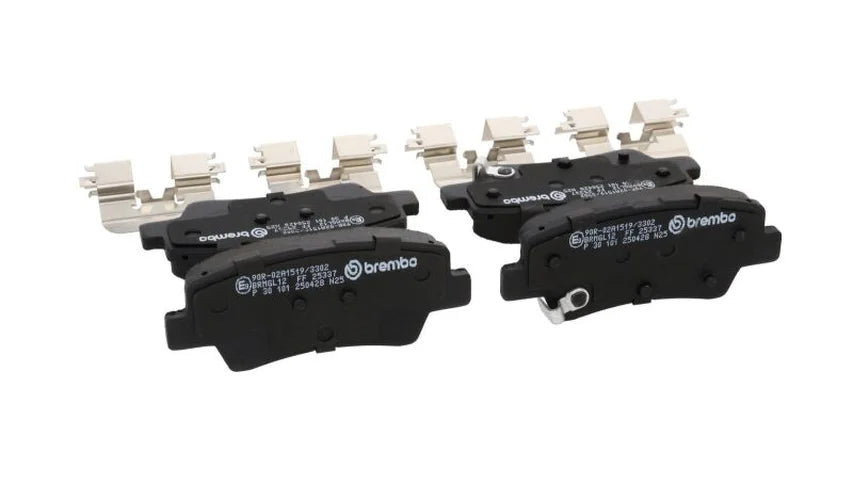 Brembo OE 21-23 Hyundai Kona/19-24 Kona Electric/19-21 Veloster Low-Met Brake Pad - Rear - Additional View 13
