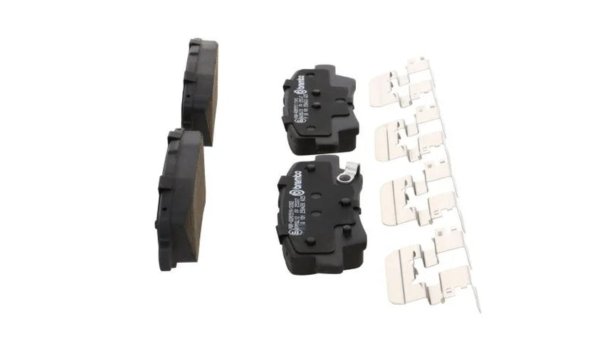Brembo OE 21-23 Hyundai Kona/19-24 Kona Electric/19-21 Veloster Low-Met Brake Pad - Rear - Additional View 15