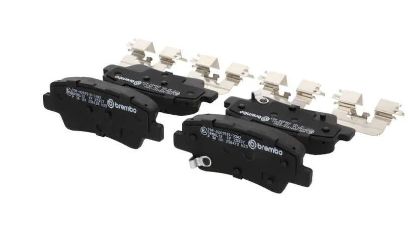 Brembo OE 21-23 Hyundai Kona/19-24 Kona Electric/19-21 Veloster Low-Met Brake Pad - Rear - Additional View 16