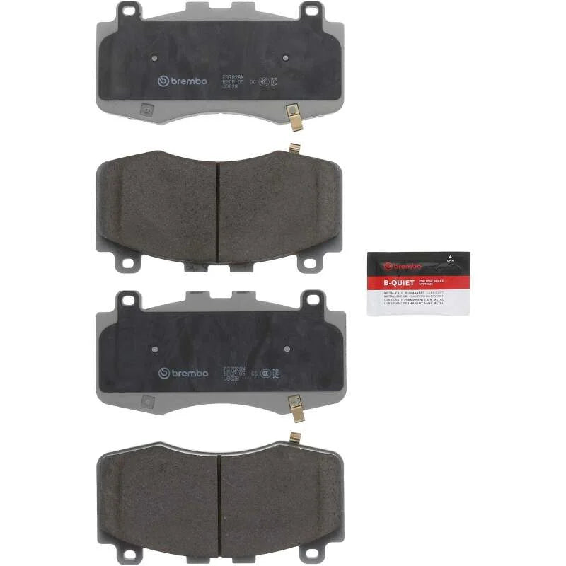 Brembo OE 21-24 Dodge Durango/19-21 Jeep Grand Cherokee PRIME Ceramic Brake Pad - Front - Side View