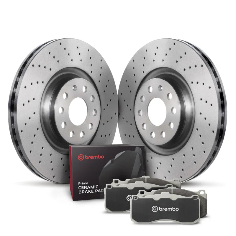 Brembo OE Front Disc Brake Kit fits 2009-2012 Volkswagen CC / 2006-2010 Volkswagen Passat / 2008 Volkswagen R32