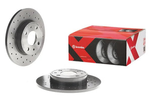 Brembo OE Front Premium Xtra Cross Drilled UV Coated Rotor fits 1992-1993 Lexus LS400 / 2000-2005 Lexus GS300 / 2001-2005 ...