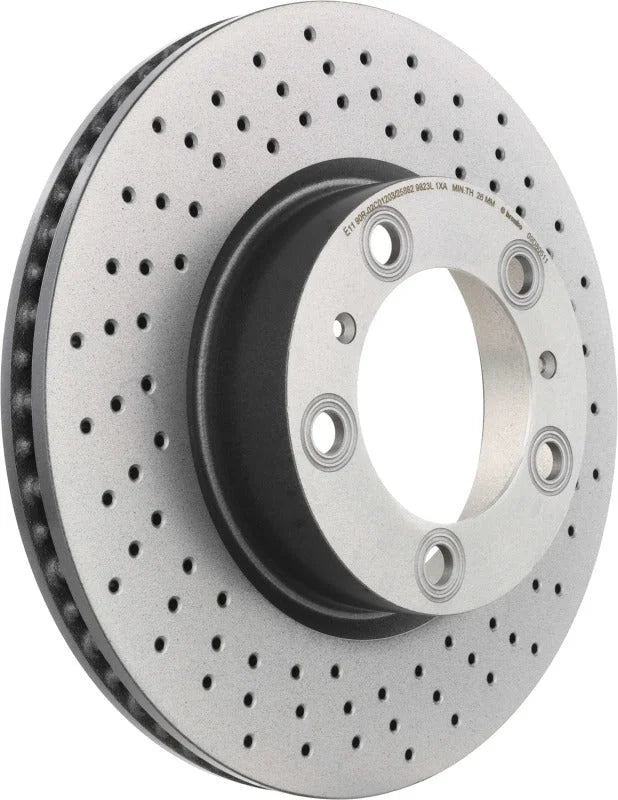 Brembo OE Front UV Coated Rotor fits 2013-2016 Porsche Boxster / 2014-2016 Porsche Cayman / 2016 Porsche Boxster Black Edi...