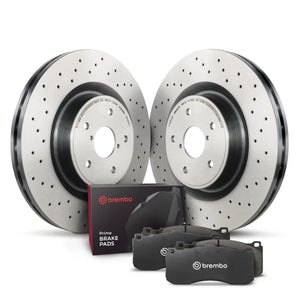 Brembo OE Front/Rear Disc Brake Kit fits 2014-2019 Mercedes-Benz CLA250 4MATIC / 2014-2018 Mercedes-Benz CLA250 / 2015-202...