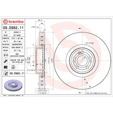 Load image into Gallery viewer, Brembo OE UV Coated Brake Disc - Front Left fits 2020-2023 Mercedes-Benz GLE450 / 2020-2023 Mercedes-Benz GLE580 / 2020-20...