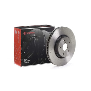 Brembo OE XTRA Drilled Front Rotor fits 2015-2016 Subaru Legacy / 2015-2019 Subaru Outback / 2015-2021 Subaru WRX - Main P...