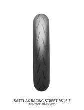 Load image into Gallery viewer, Bridgestone Battlax Racing Street RS12F - 120/70ZR17M/C 58W TL Front - Main Product View