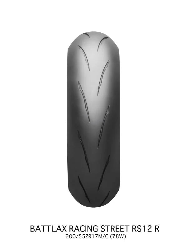 Bridgestone Battlax Racing Street RS12R - 190/55ZR17M/C 75W TL Rear - Main Product View