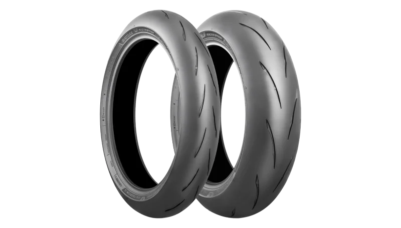 Bridgestone Battlax Racing Street RS12R - 200/55ZR17M/C 78W TL Rear - Side View