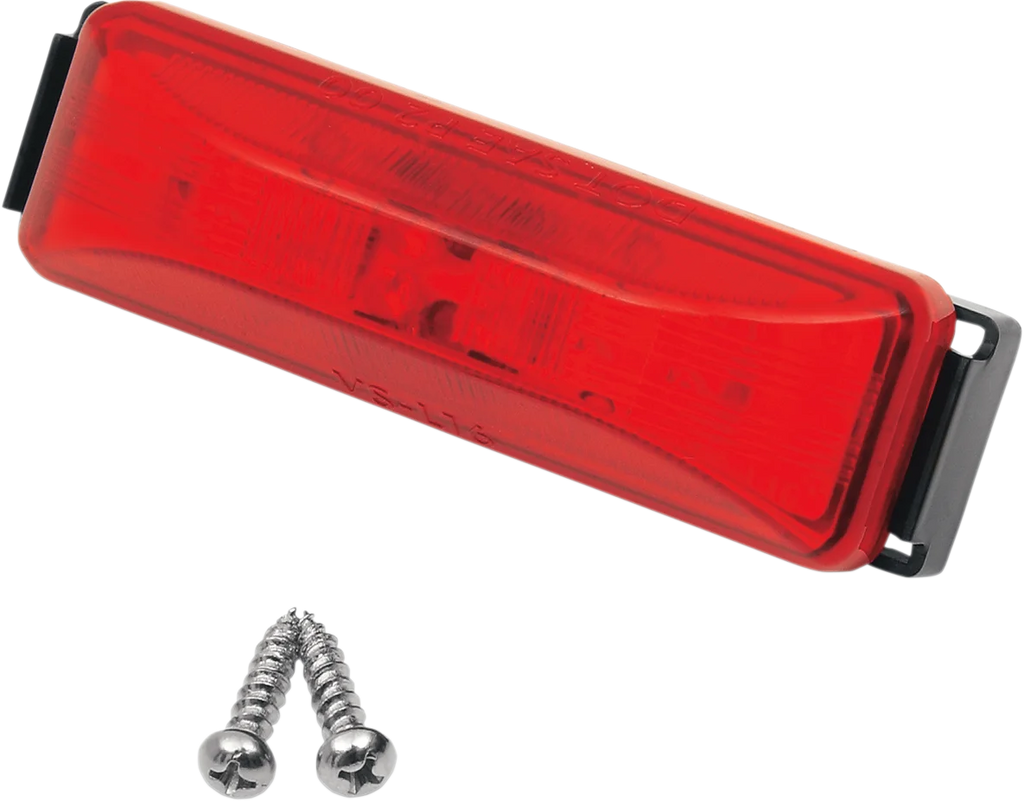 Brite-Lites 3.75" Rectangle LED Light - Red LED BL-TRLEDSLR - Main Product View