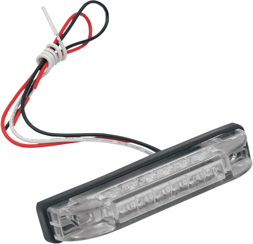 Brite-Lites 4" Rectangle LED Light - Clear Lens - Red LED BL-TLEDR - Main Product View