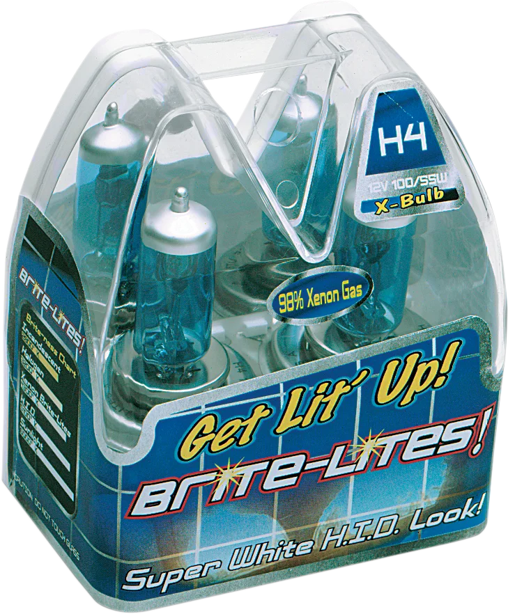 Brite-Lites Bulb - P43T Blue - 55/100 W - Pair - Side View