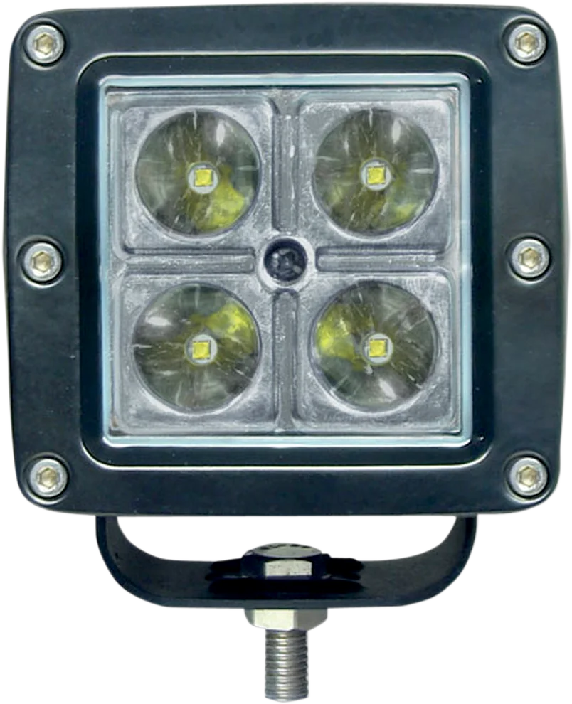 Brite-Lites LED Spot Light - 4" - Square BL-LBP4SQ - Side View