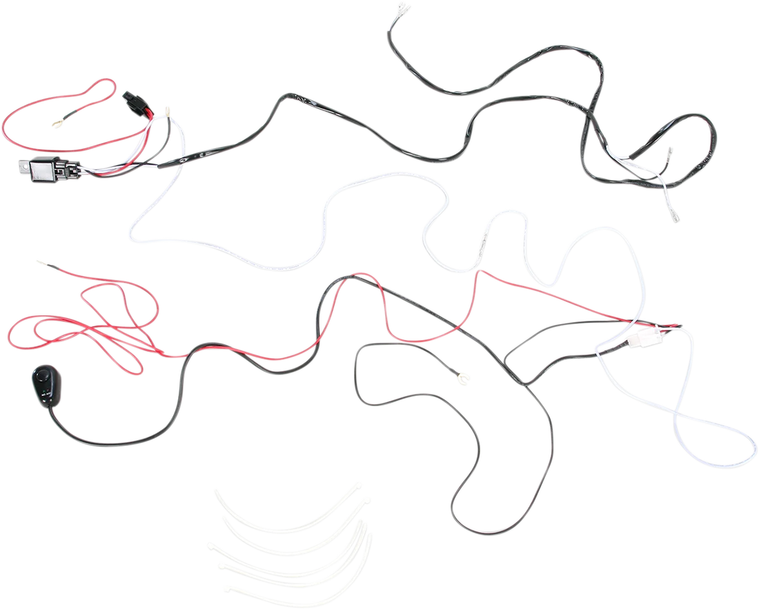 Brite-Lites Wiring Harness with Switch BL-WHMC - Side View