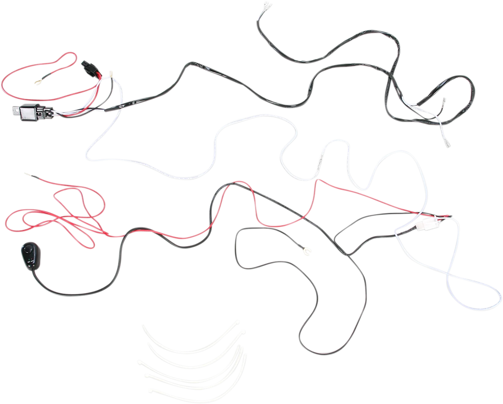 Brite-Lites Wiring Harness with Switch BL-WHMC - Side View