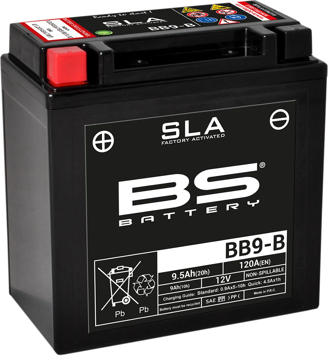 BsBattery Battery - BB16CL-B 300771 - Side View