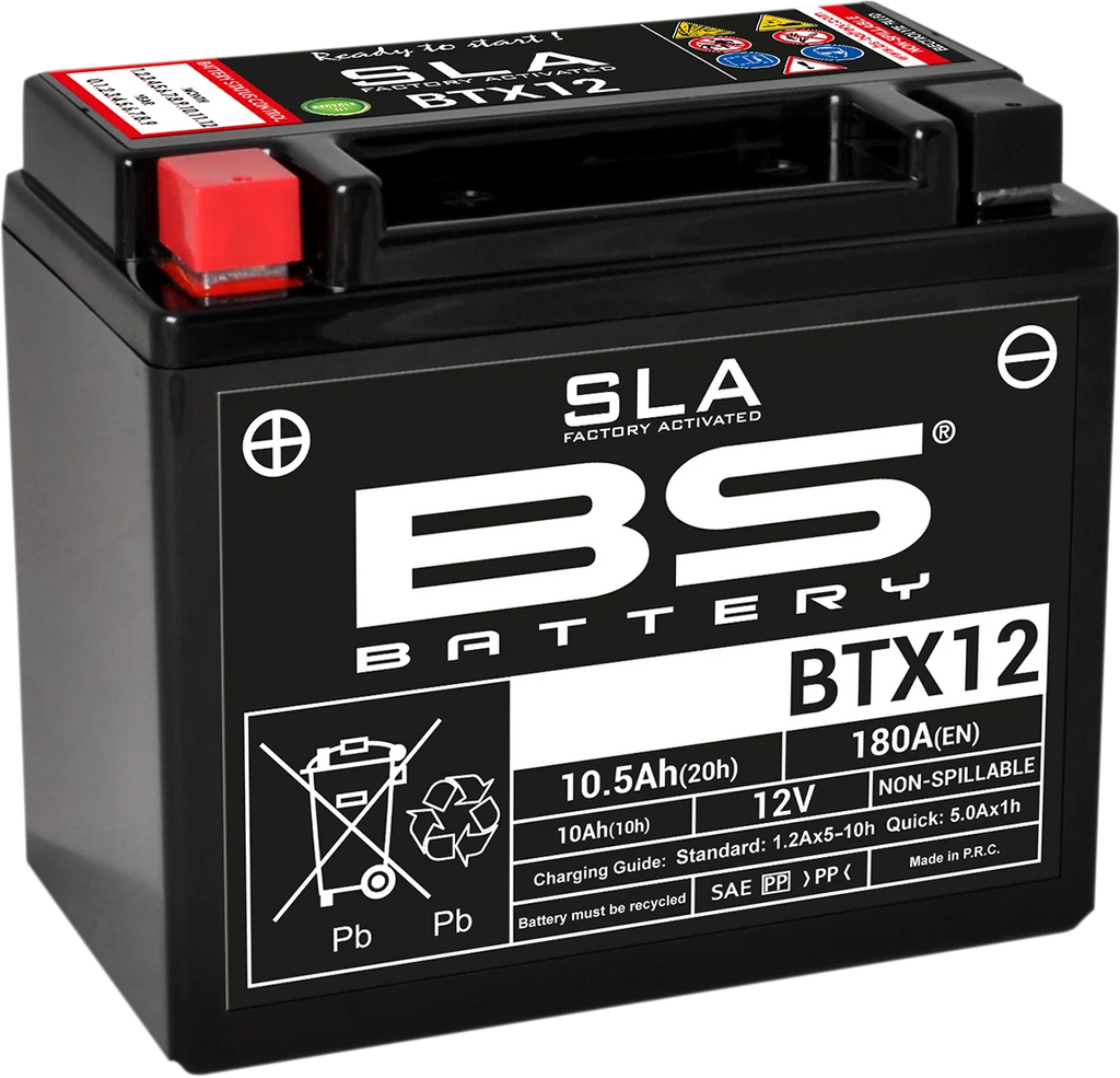 BsBattery Battery - BTX12 (YTX) 300680 - Main Product View