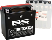 Load image into Gallery viewer, BsBattery Battery - BTX14AH-BS (YTX) 300606 - Side View