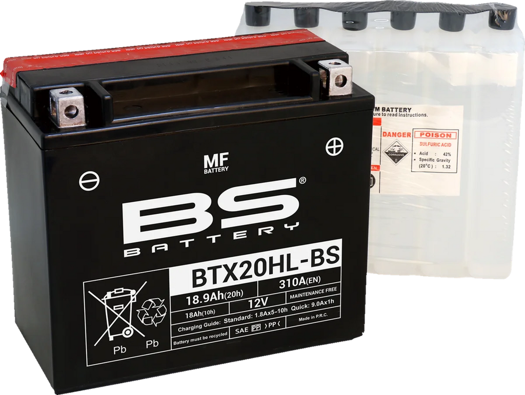 BsBattery Battery - BTX20HL-BS (YTX) 300614 - Main Product View