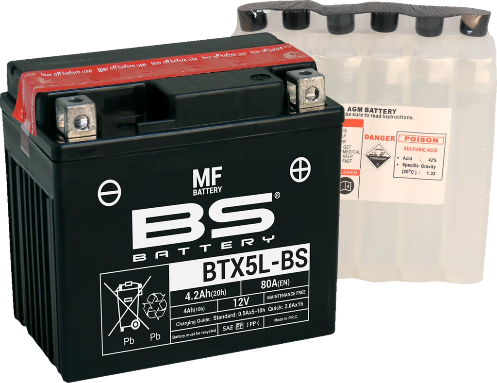 BsBattery Battery - BTX5L-BS (YTX) 300618 - Main Product View