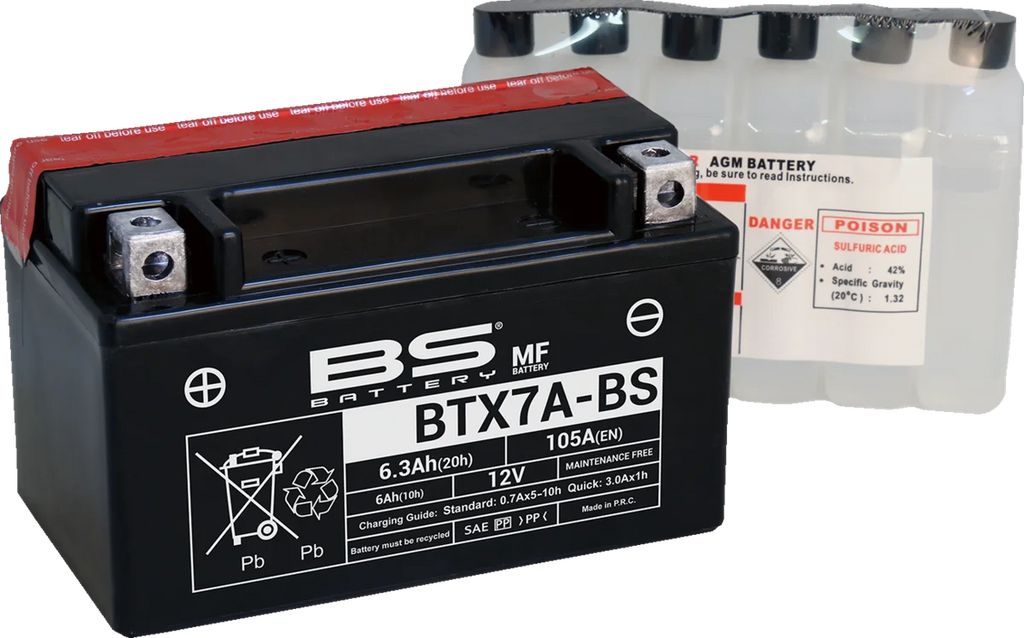 BsBattery Battery - BTX7A-BS (YTX) 300619 - Main Product View