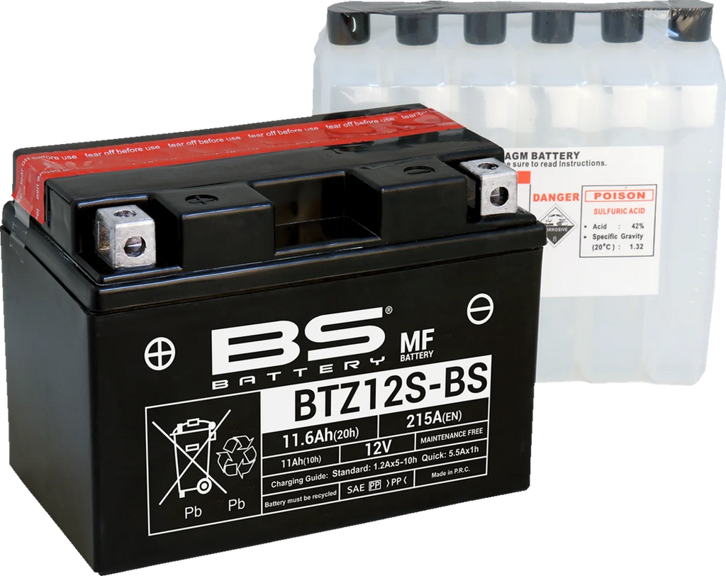 BsBattery Battery - BTZ12S-BS (YTZ) 300697 - Main Product View